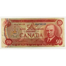 CANADA 1975 . FIFTY 50 DOLLARS BANKNOTE